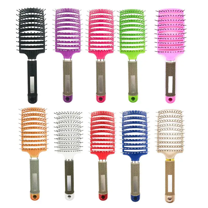 Best Selling Custom Packaging Private Label Hair Salon Scalp Massage Barber Brush