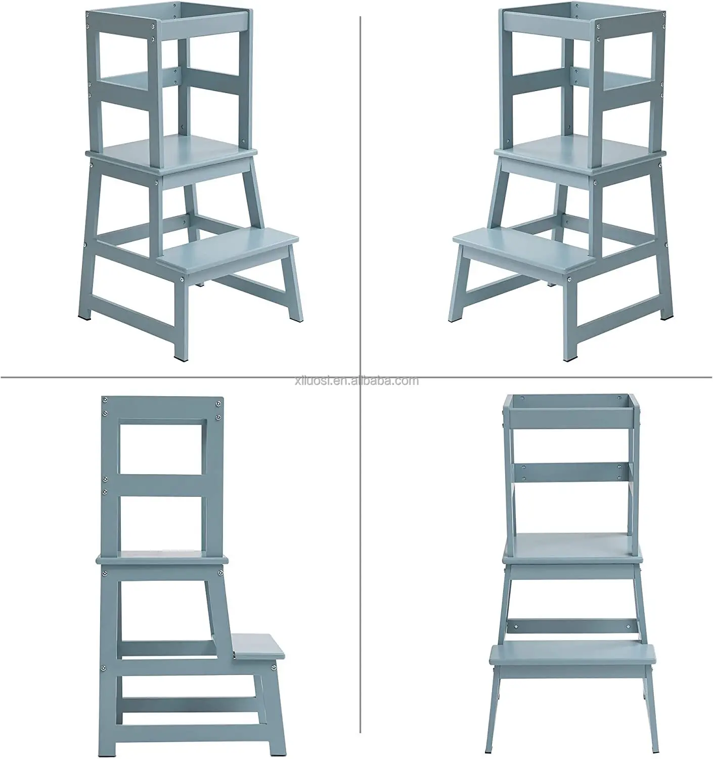 New Style montessori wood learning tower for kids learning tower kitchen helper