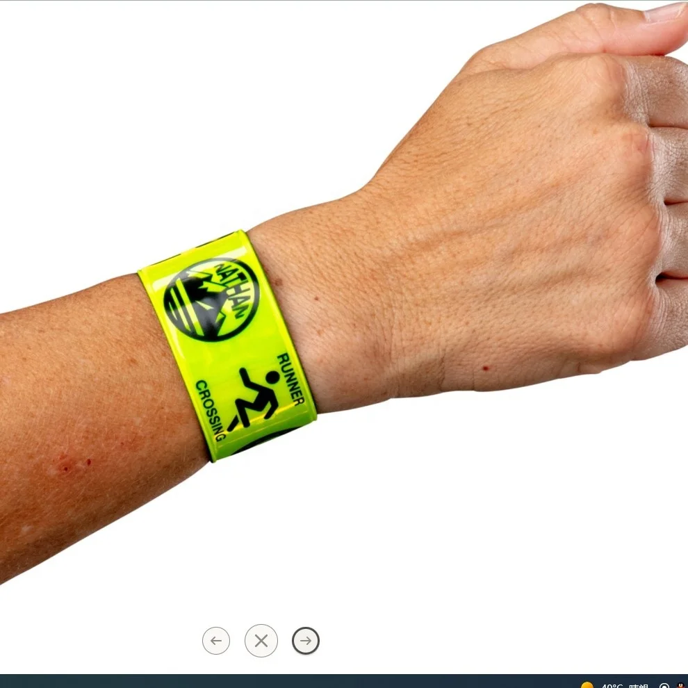 Reflective High Viz Slap Wrap Arm Band Ankle Trouser Clip Bike Bicycle Cycle Leg