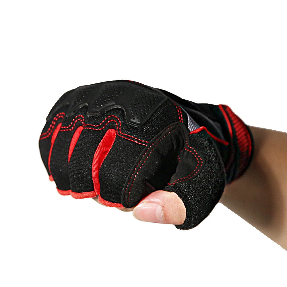 OEM Non slip Unisex Outdoor Non slip Bicycle Half Finger Fingerless Summer Sports Sweat proof Sports Gloves