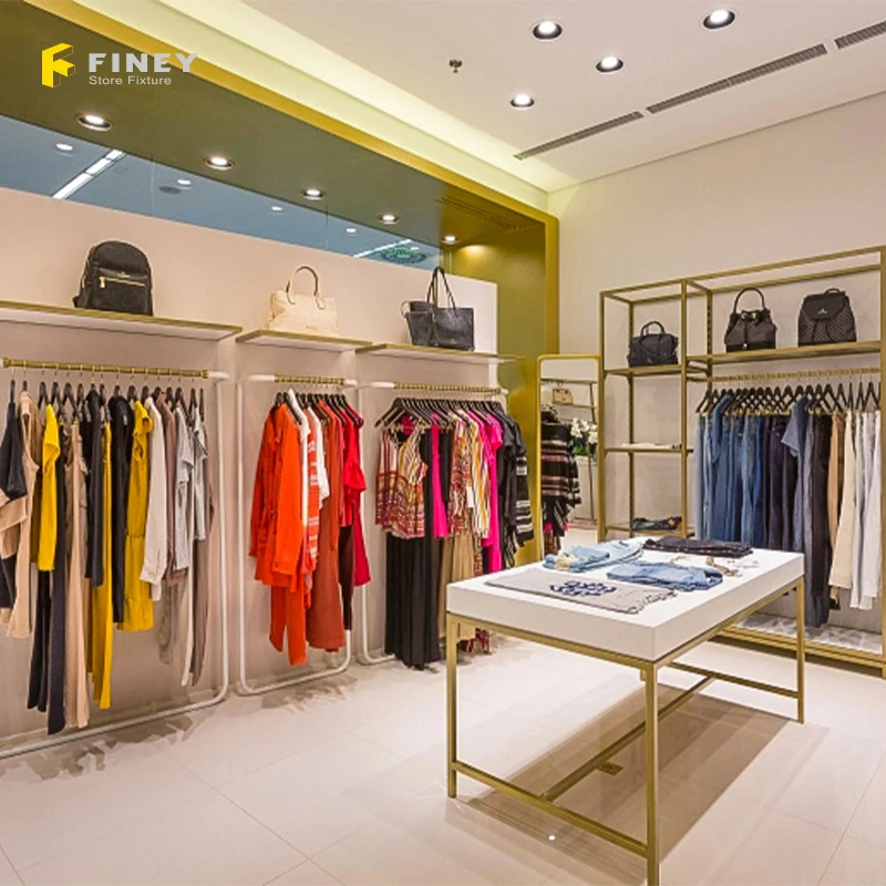 Modern Clothing Shop Racks Furniture Design For Clothing Shop Decoration