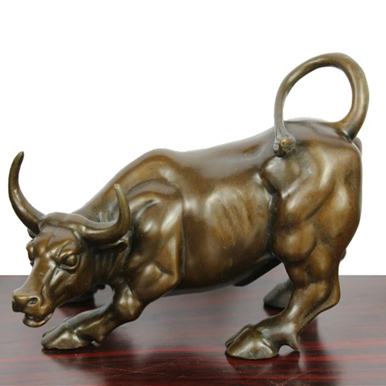 Хит продаж высокая твердость настенный уличный бык украшение для рукоделия индивидуальные бронзовые скульптуры животных