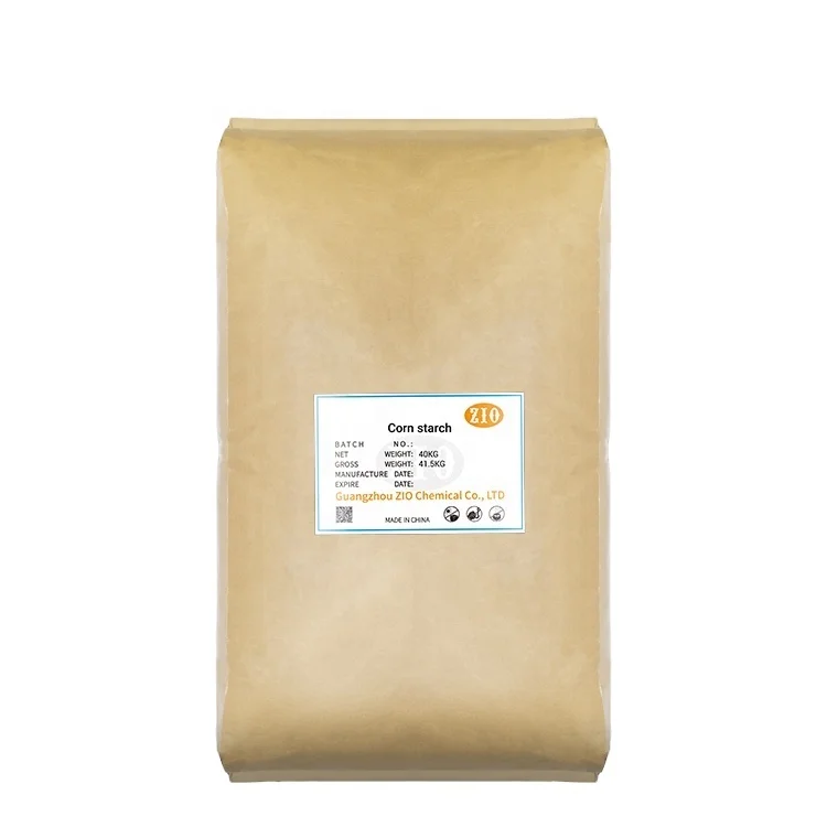 China factory Wholesale In Stock corn starch food ingredients price powder 40kg per bag package
