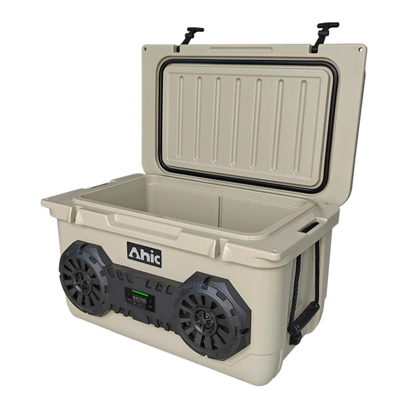 RH45S High Quality Waterproof Camping Kitchen Portable Cooler Ice Chest Cooler with Speakers