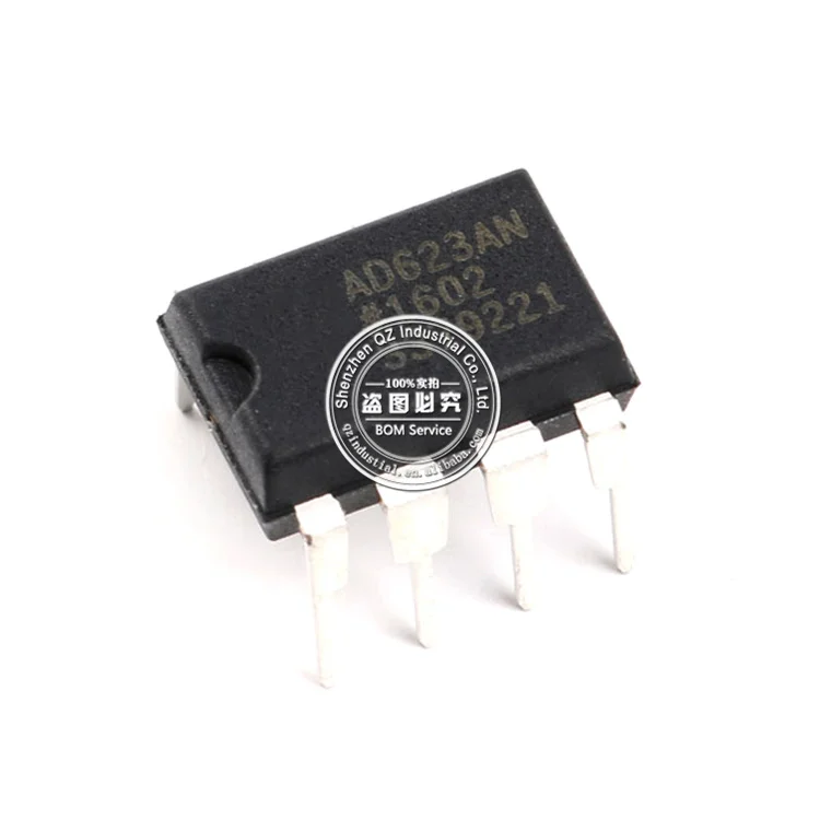 QZ AD623AN оригинальный IC INST AMP 1 цепь 8DIP AD623