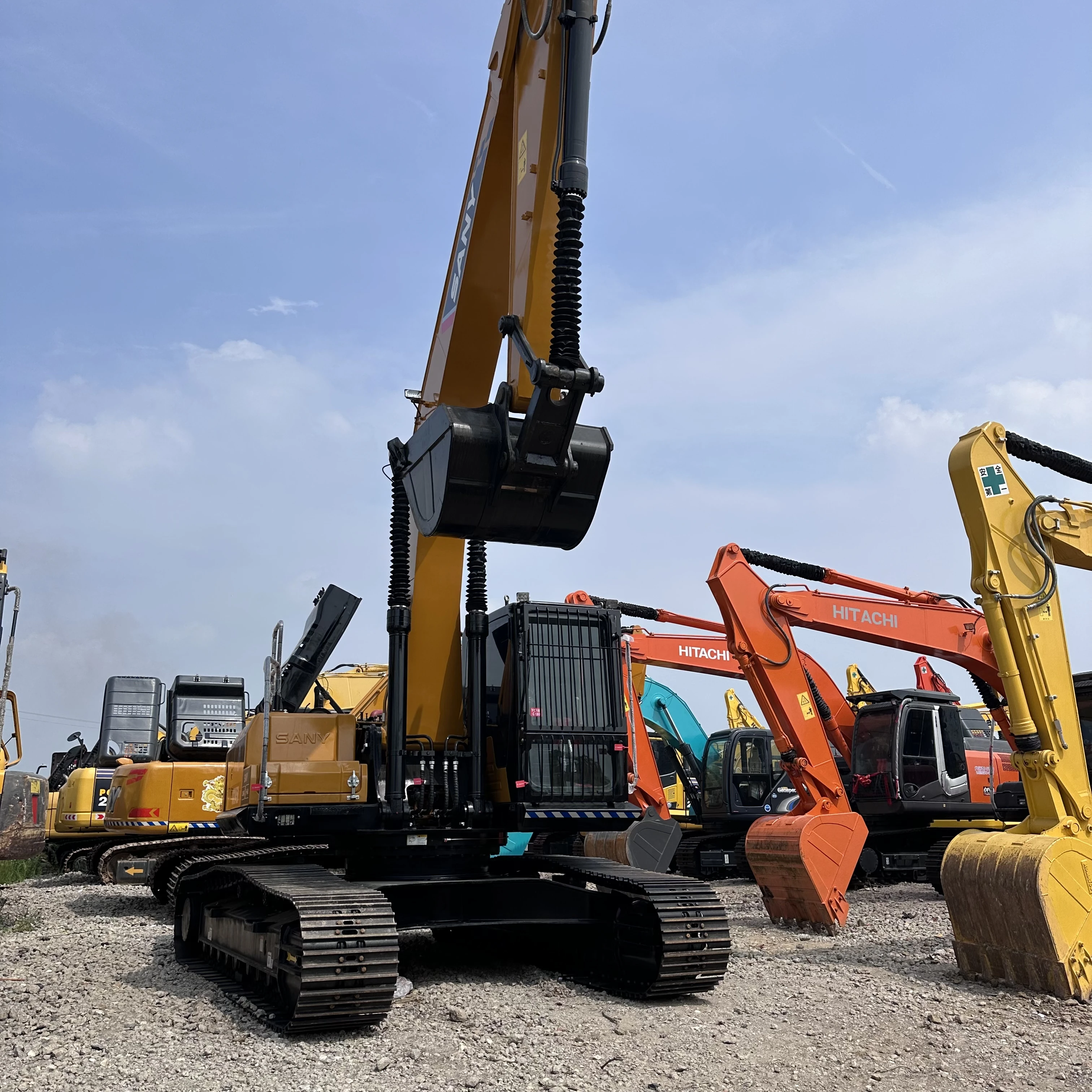 24 ton sany 245 excavator with Low Price High Quality for Construction digger Used sany sy245h excavator for sale