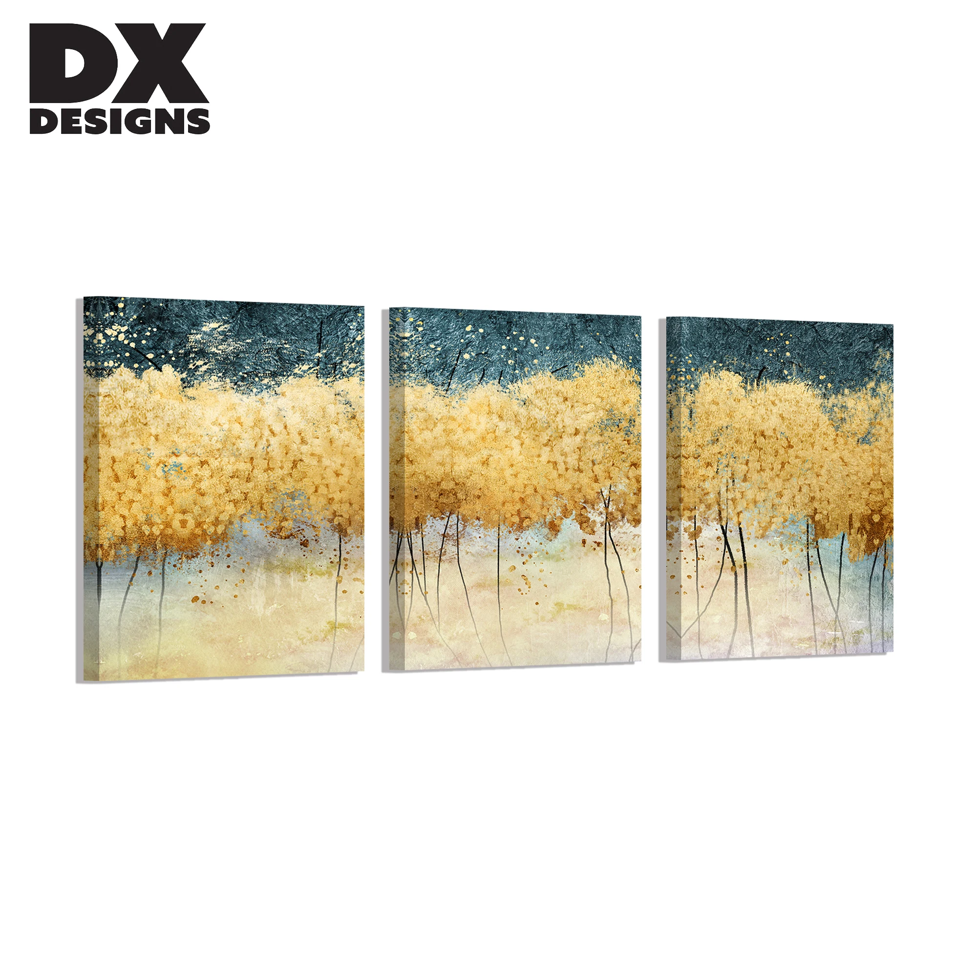 New Design Print Painting Modern Abstract Wall Art 3 Panel Canvas Painting Wall Art For Hotels