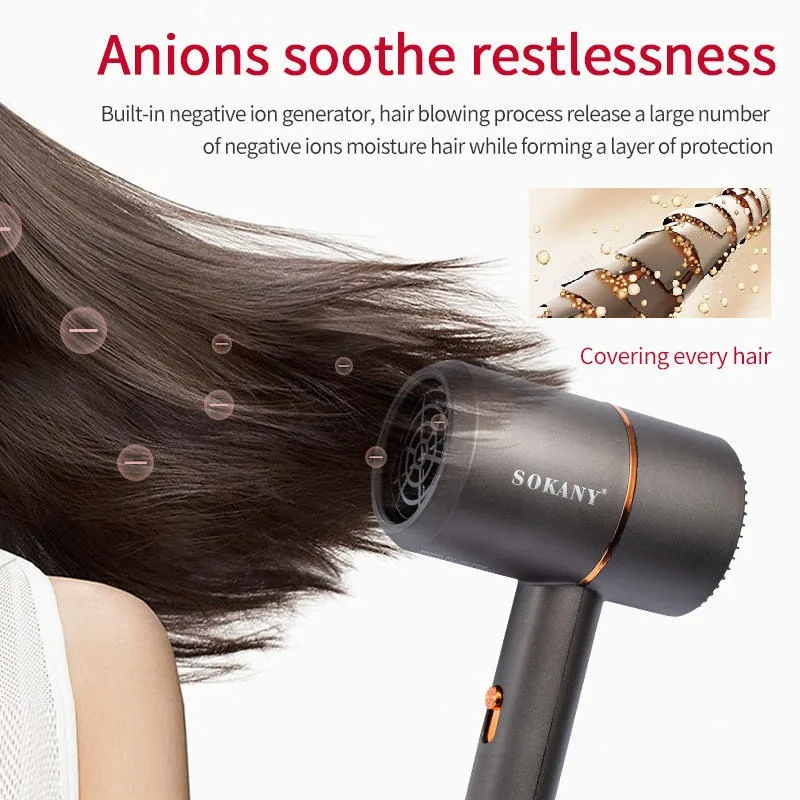 Latest Design Home Hair Dryer 2 Speed 110-240v High Power Hair Dryer Travel Quick Dry Hair Dryer