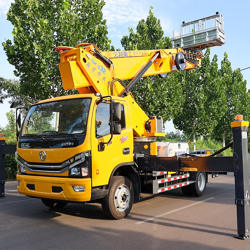 32 M Aerial Lift Truck Aerial Working Platform for Sale Truck Mounted
