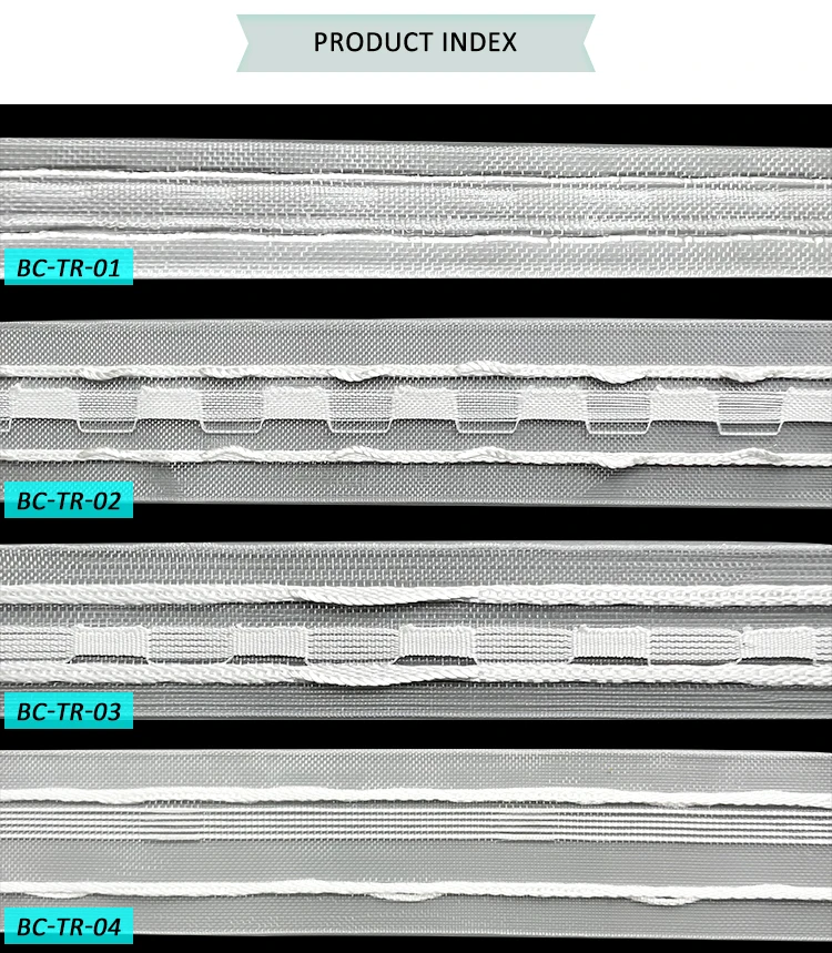 Custom High Quality White Curtain Pinch Tape,Pull Pleat Tape,Pleated Drapery Curtain Tape