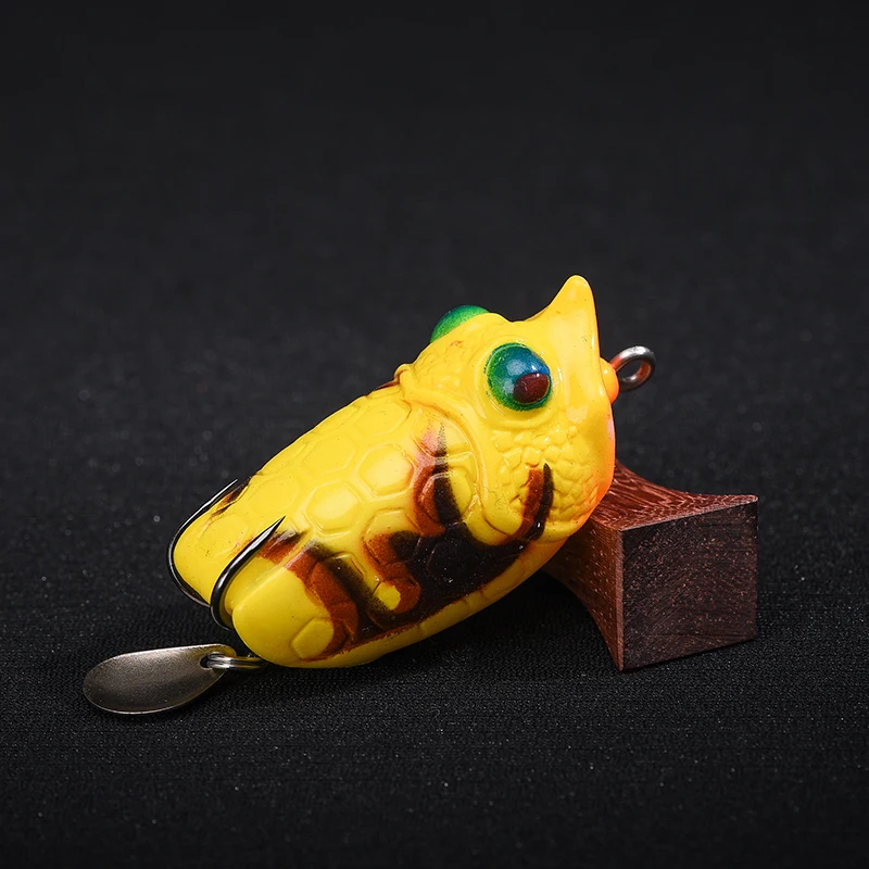 Factory direct frog lures soft rubber frog bait plastic fishing lures