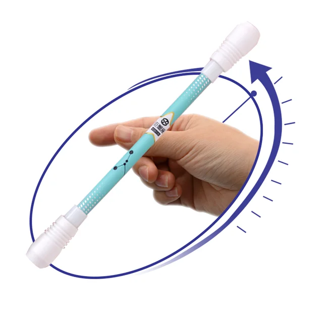 1 шт. Вращающаяся ручка с созвездиями для начинающих, креативная вращающаяся декомпрессионная ручка, черная, 0,5 мм, студенческий подарок, канцелярские принадлежности