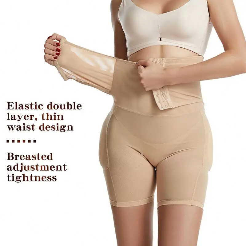 Custom Butt Lifting Waist Trainer Body Shaper Shapewear Fajas Tummy Tucker Thigh Trimmer Leg Shaper Girdles Butt Pad Hip Panties