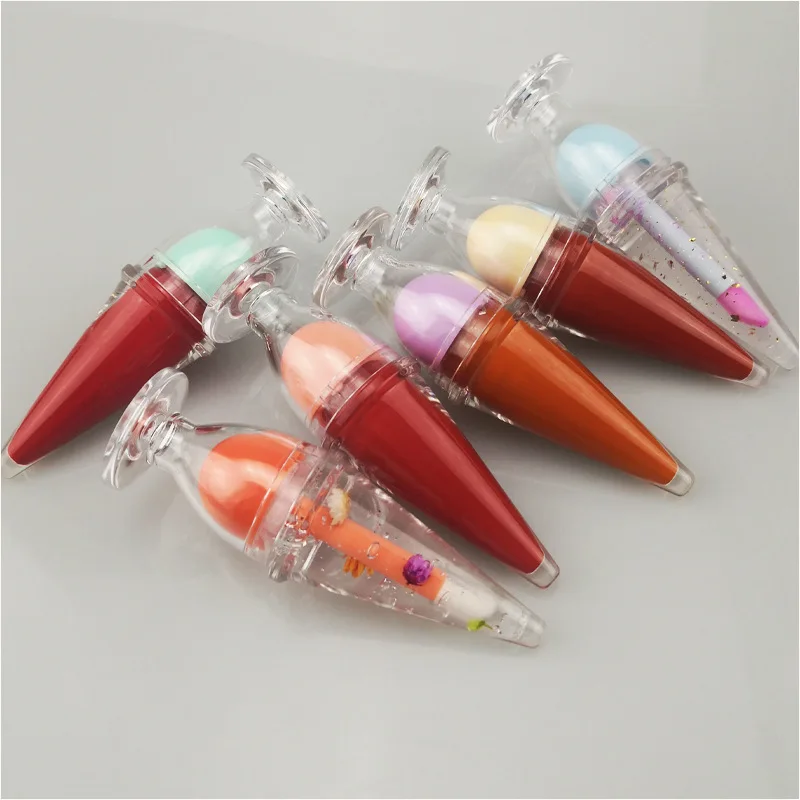 Christmas hat lip gloss Christmas cup lip dye liquid logo-free liquid lipstick water lip gloss