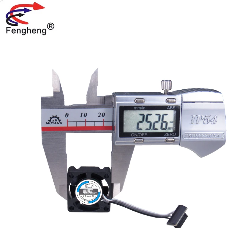 cooling fan 25x25x10mm 5v 8.4v 17500rpm ball bearing  cooling fan 4 wire pwm temperature control