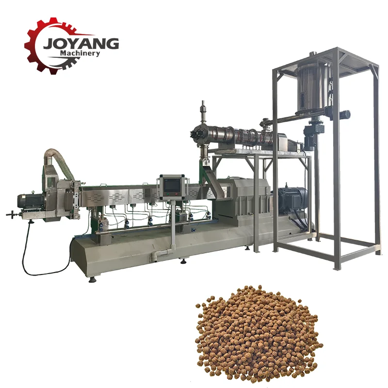 Automated Fish Feed Production Line Puffed Fish Feed Production Equipment Twin Screw Fish Feed Processing Line
