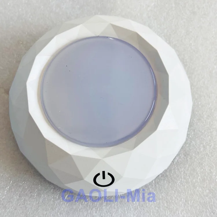 Touch Activated On/Off Under Cabinet Lighting Wireless LED Puck Lights Battery Operated night lamp bedside kids Anywhere gift