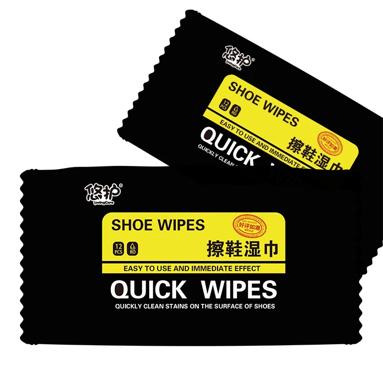 Shoe Wipes Disposable Shoe Quick Wipes Disposable Sneakers Quick Cleaning Shoe Wet Wipes