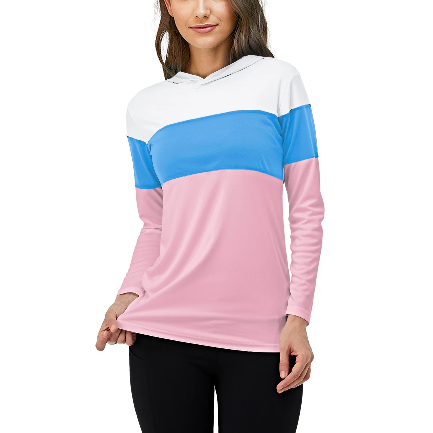 Женские солнцезащитные кофты с длинным рукавом UPF50 + легкие защитные Кофты для бега, походов, альпинизма, походов