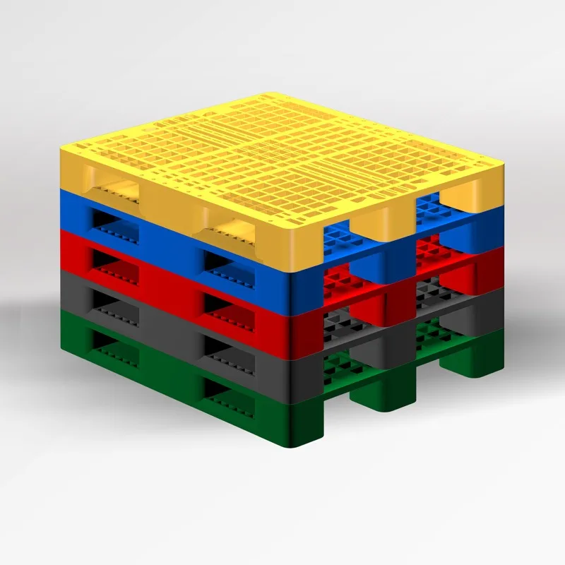 JEJOR New Materials Ware House Storage 9 Feet Leg Heavy duty 4-way Pallet Plastic Pallets