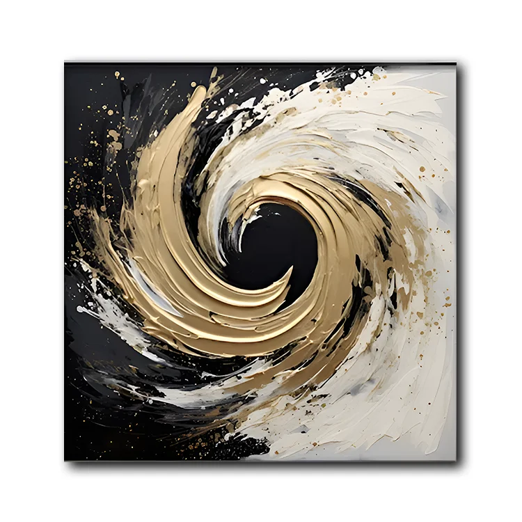 Factory Abstract  Texture Handmade Oil Painting Wall Art Framed Painting Ready To Hang For Home Hotel Decor