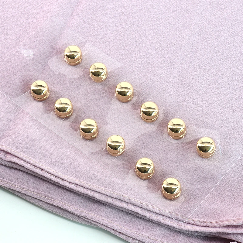 
2021 latest new fashion fancy nice strong magnetism easy to use round magnet brooches and hijab pins 