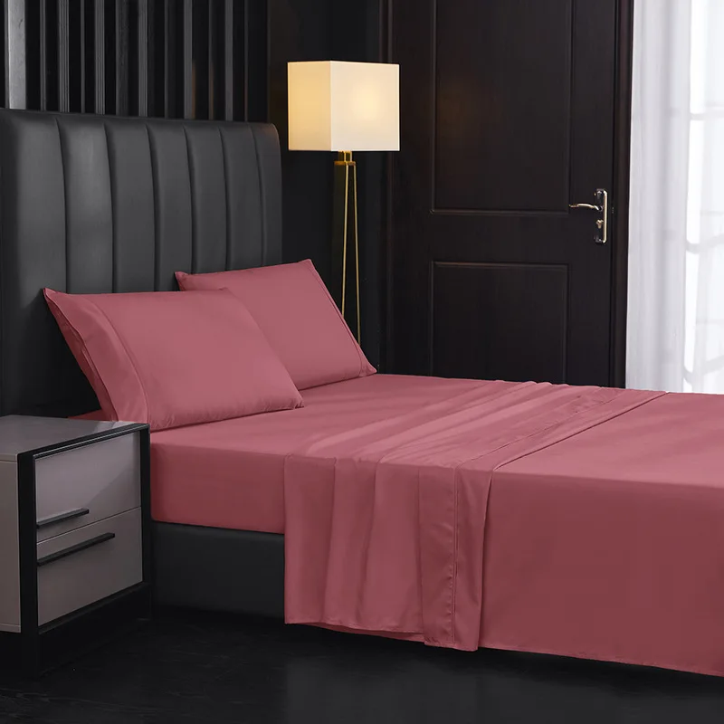 Bedding Factory Price Home Textiles Bedding Set Polyester King Size Bed Sheets Microfiber Bed Sheets Set