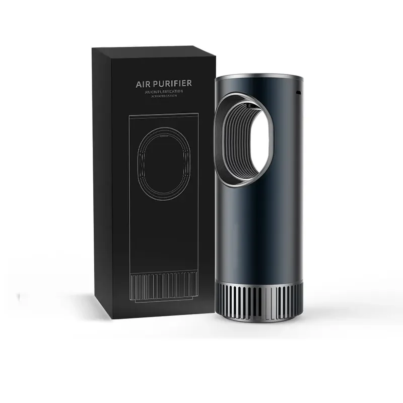 Vehicle Small Air Quality Indicator Car Ionizer Air Purifier with UV light