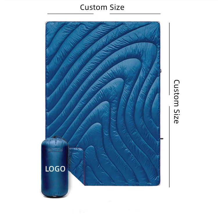 Roll-up Outdoor Camping Beach Picnic Blanket Puffy Camping Blanket for Camping,hiking,backpacking,outdoor Adventures