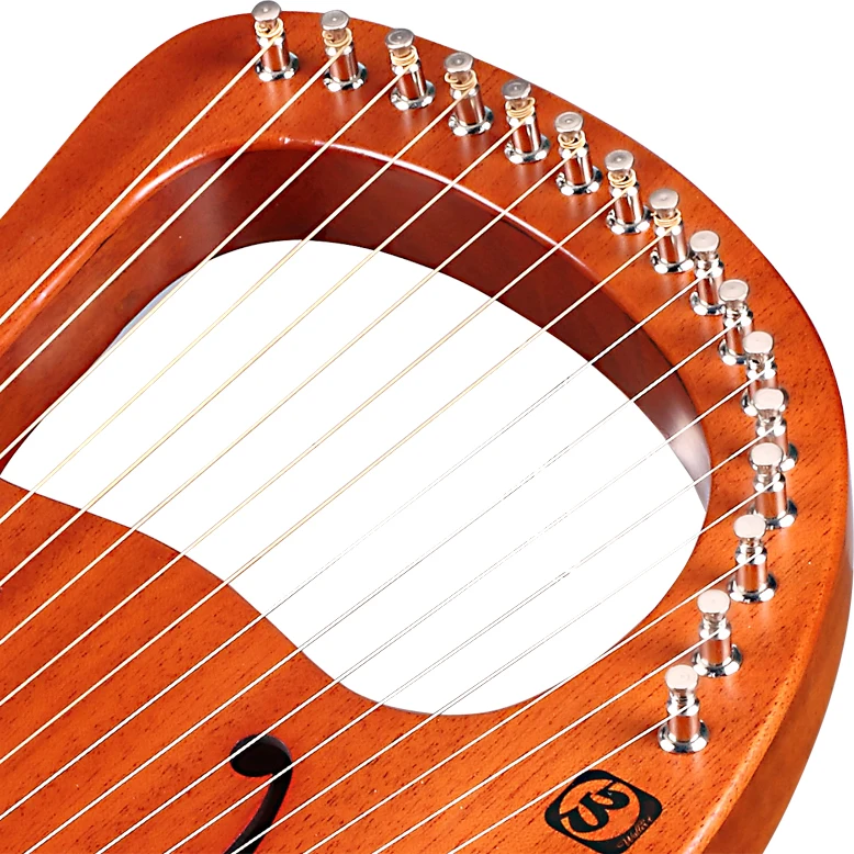 2022 Walter new wholesale 16 string lyre harp with EQ,solid mahogany wood harp,Best Selling lyre harp WH-16EQ