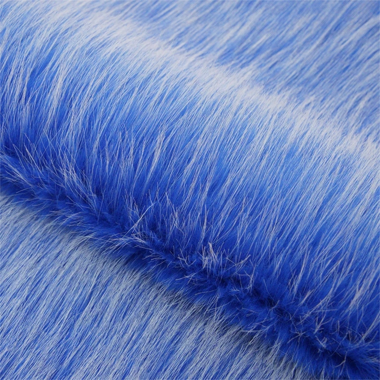High Quality Plush Long Pile 40Mm Fake Faux Fur Fabric by the Yard