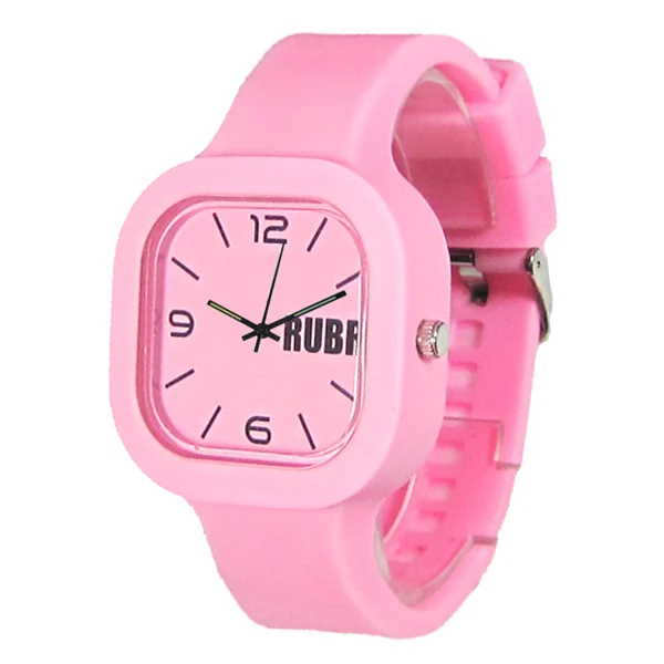 50 Meters waterproof Japan movement and battery top quality silicone interchange strap customized your logo custom watches