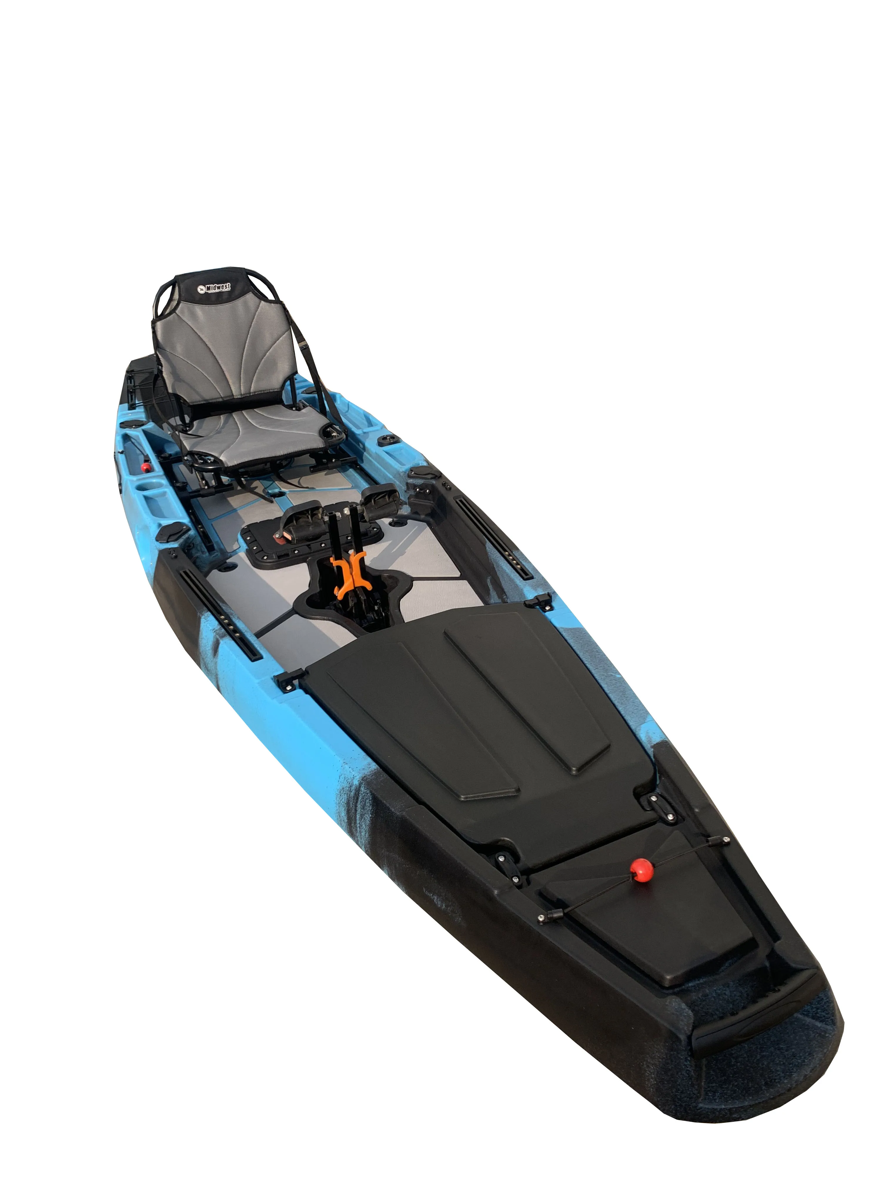 12ft 3.6m 85CM width fishing kayak pedal drive kayak pesca con pedal wholesale price