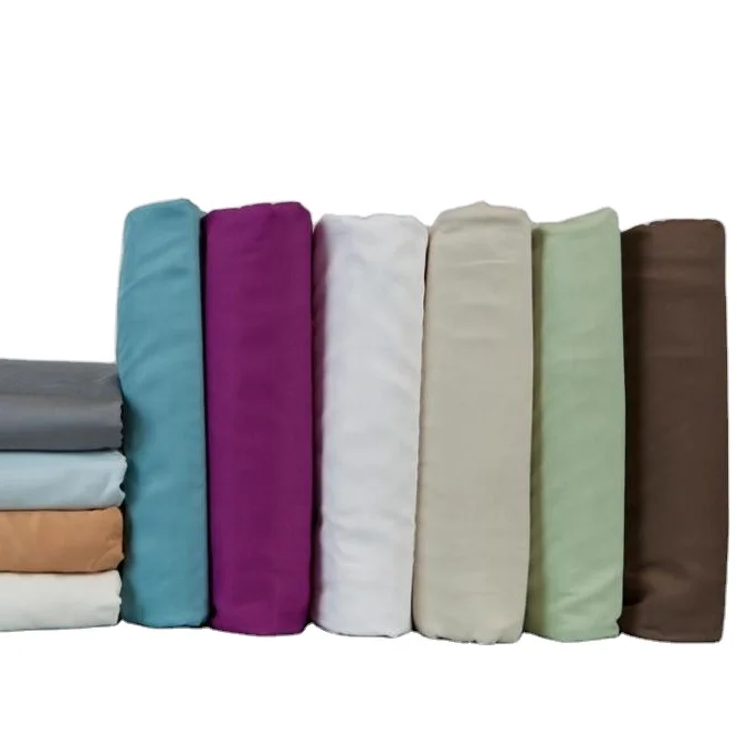 100% Bamboo bedding set queen size 6 piece sheet set silky bamboo satin sheet set wholesale by Yintex (GJL300)