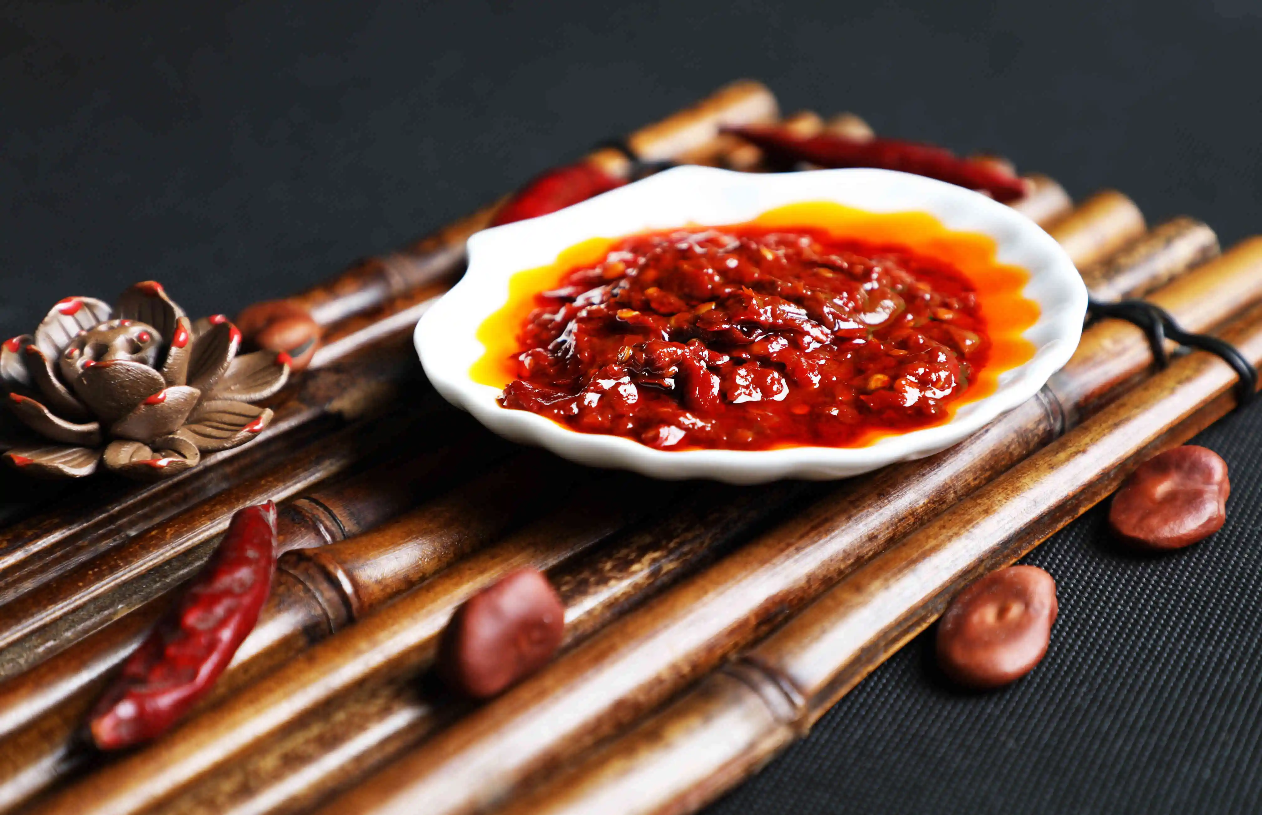 
2021 1450G Chinese HotPot Condiment Sichuan Sauce Red Chili Oil Butter Broad Pixian Bean Paste 