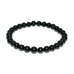 Trade Insurance High Grade 4/6/8/10/12MM Natural Black Tourmaline Bracelet