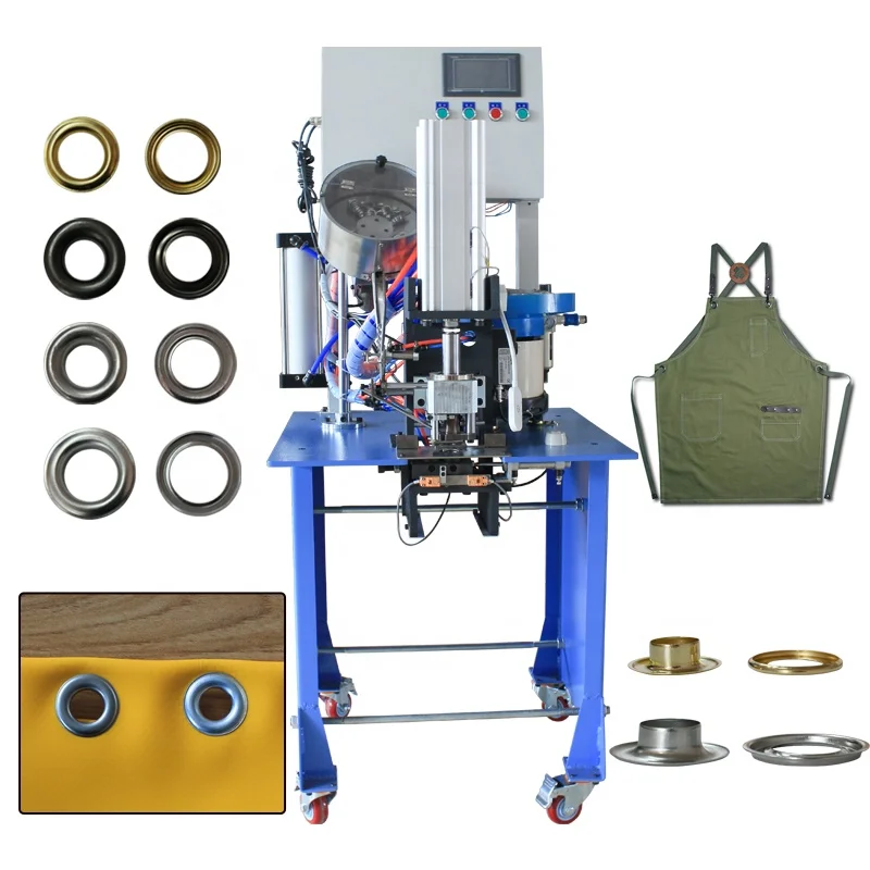 Полностью Автоматическая пневматическая машина для пробивки люверсов