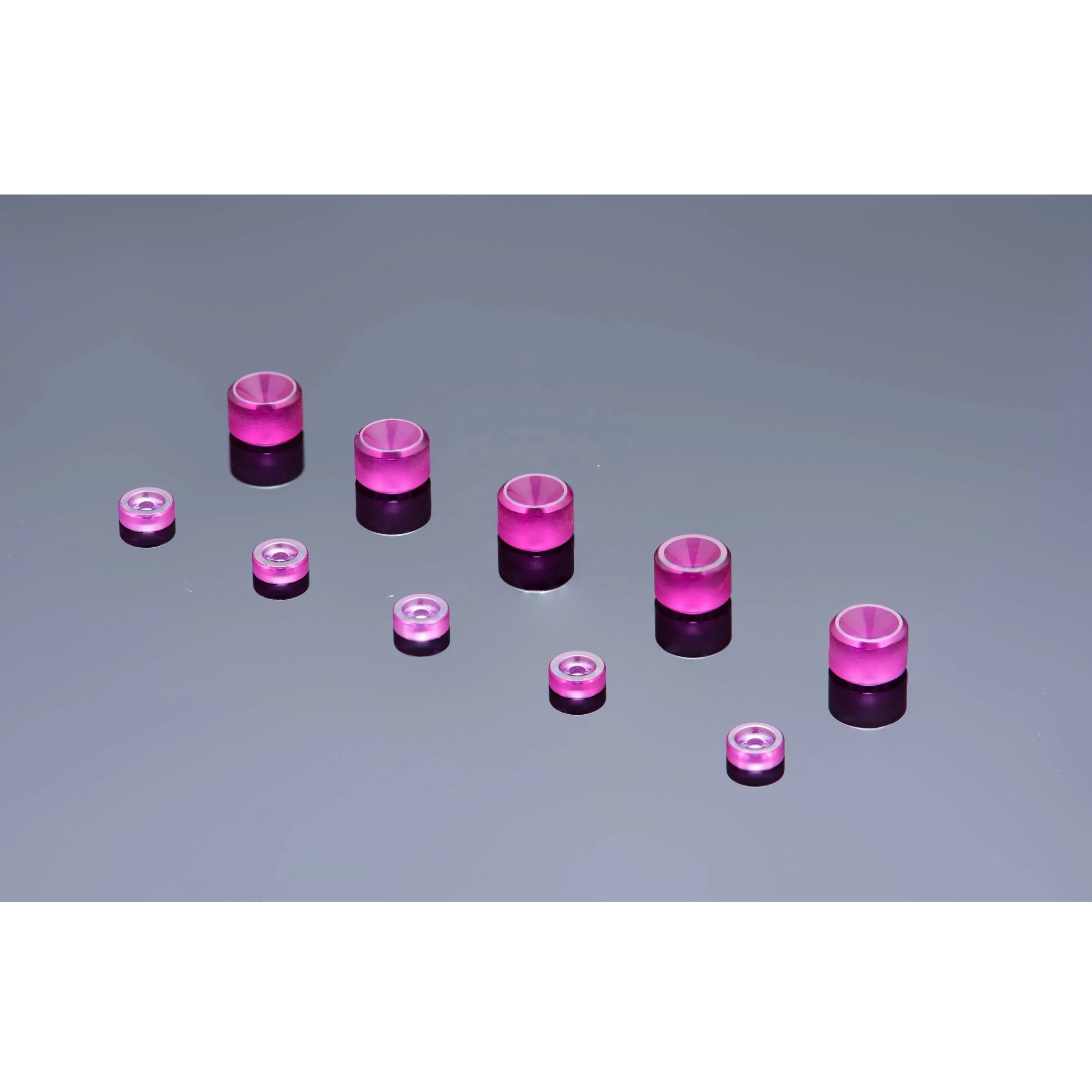 Precision Polished 0.3mm~30mm Round Loose Gemstone Synthetic Ruby Ball