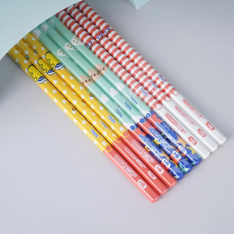 Wholesale customized stationery graphite pencil