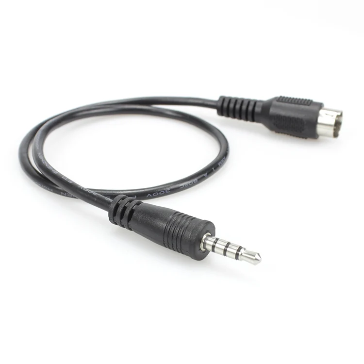 6 pin mini din to TRRS male to male cable