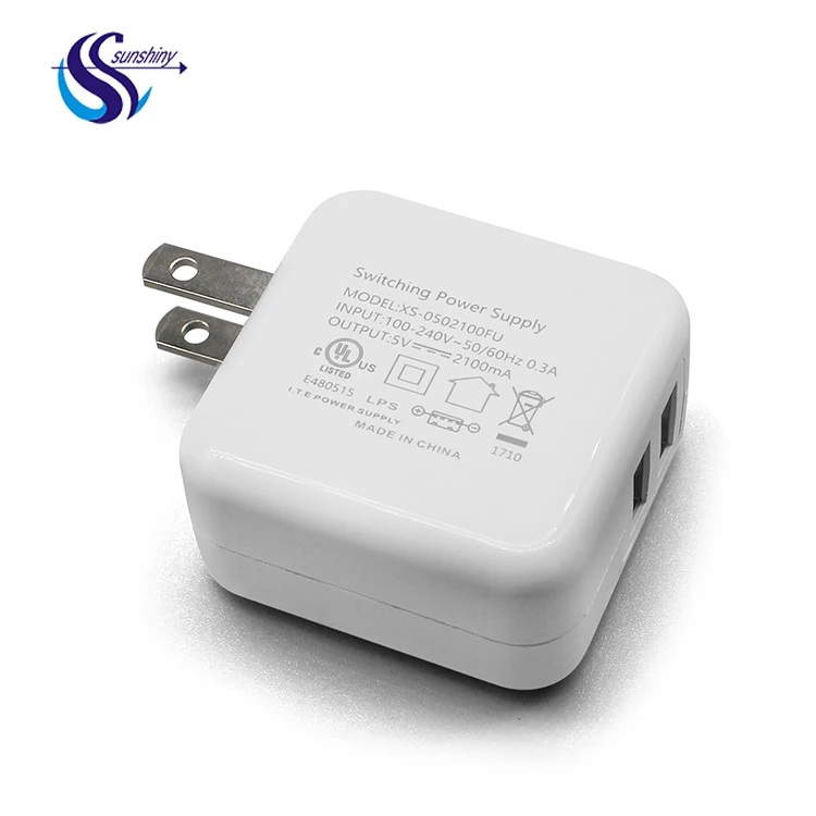  Популярные аксессуары для мобильных телефонов умное usb зарядное устройство путешествий адаптер 5 В 2 1 А два порта со складной вилкой