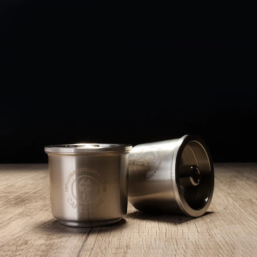 Многоразовые пустые кофейные капсулы из нержавеющей стали с крышками для кофемашины illy nespresso кофе капсулы Китай