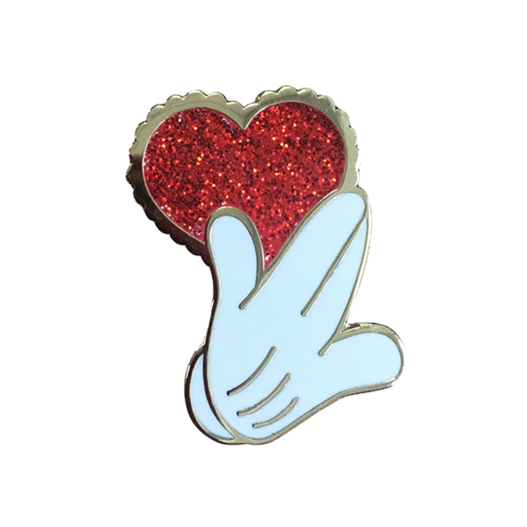 Металлический декоративный жесткий эмалированный значок с логотипом на заказ