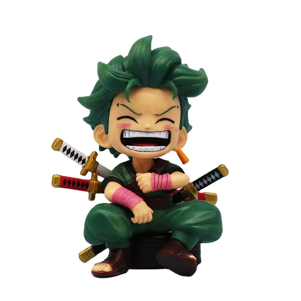 High Quality Anime Figure Luffy Zoro Sanji Model Toy Doll Children Birthday Gift