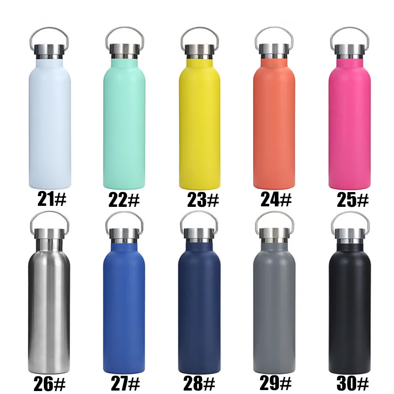 Navy Blue 32/64 oz Stainless Steel Sports Water Bottle Large 5-Liter Insulated Vacuum Flask Canteen Free Sample