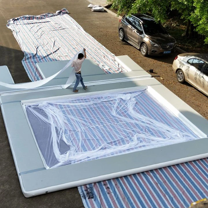 Популярная надувная яхта, плавающий пляж, океан, морской бассейн, плавающий бассейн для яхты