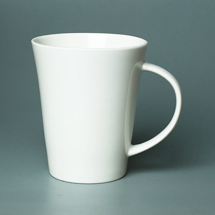 Настраиваемый красивый простой белый новый костяной Китай кофейная кружка на заказ