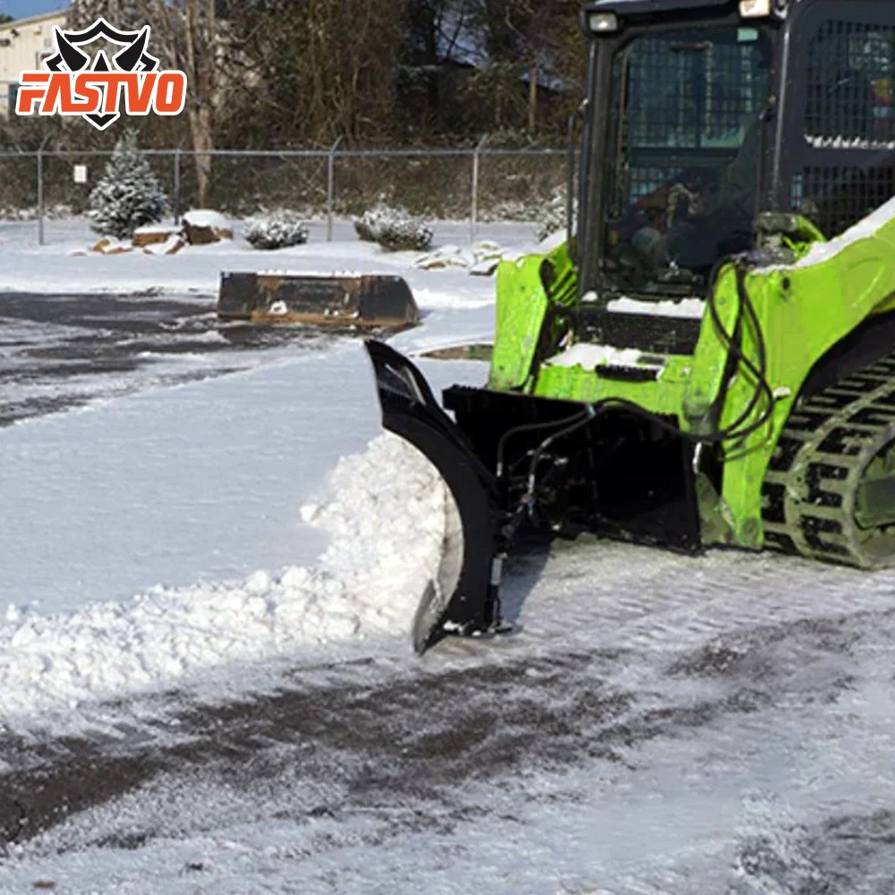 Mini Wheel Loader with Snow Blade