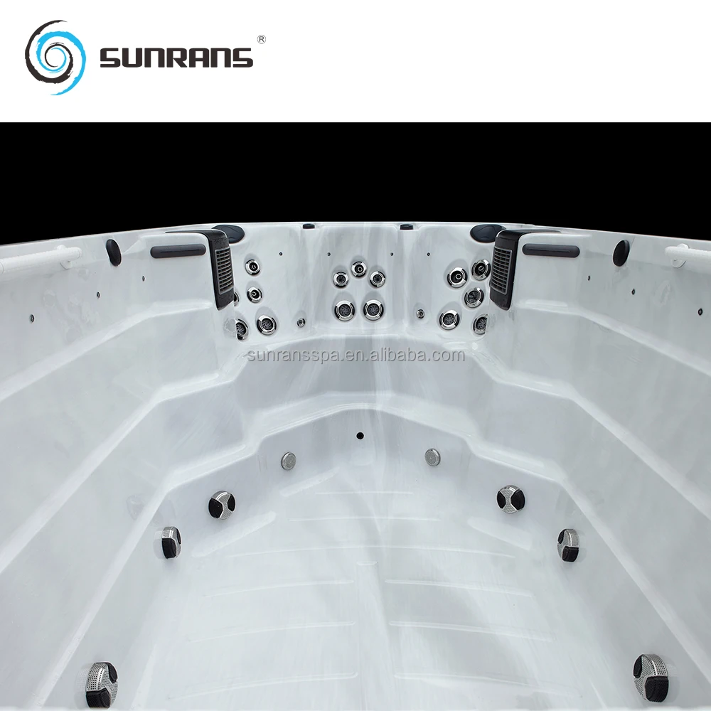Sunrans backyard large acrylic swimming pool outdoor above ground swim spa pools for sale