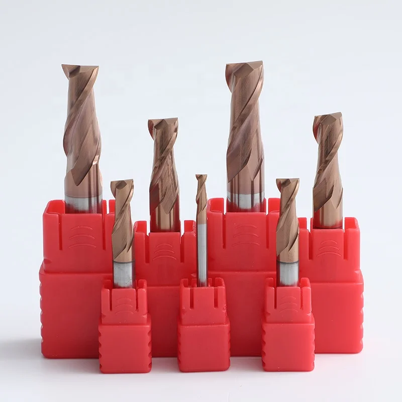 Factory in stock fast delivery size in metric hot sale micro end mills Zirconia Solid Carbide Alloy Square Flat End Mill